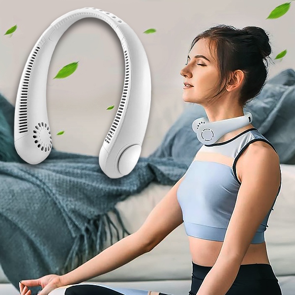 Tragbarer Nackenventilator mit USB-Aufladung | NECKCOLIO