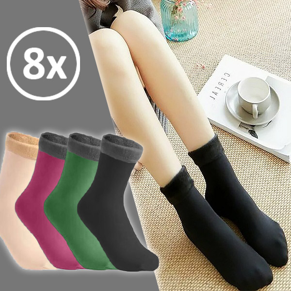 Thermosocken aus Samt (8 Paar) VELVOCKS