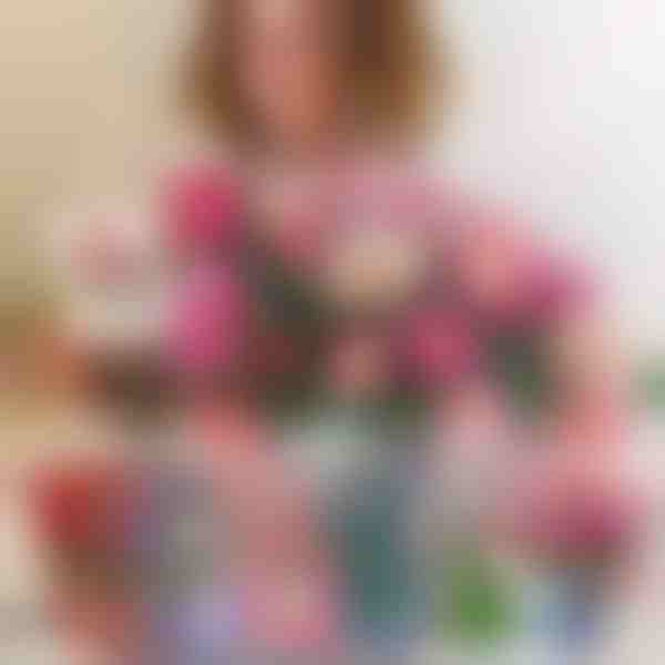 Nachhaltiger 3D-Blumenstrauß mit Grußkarte | PETALORA