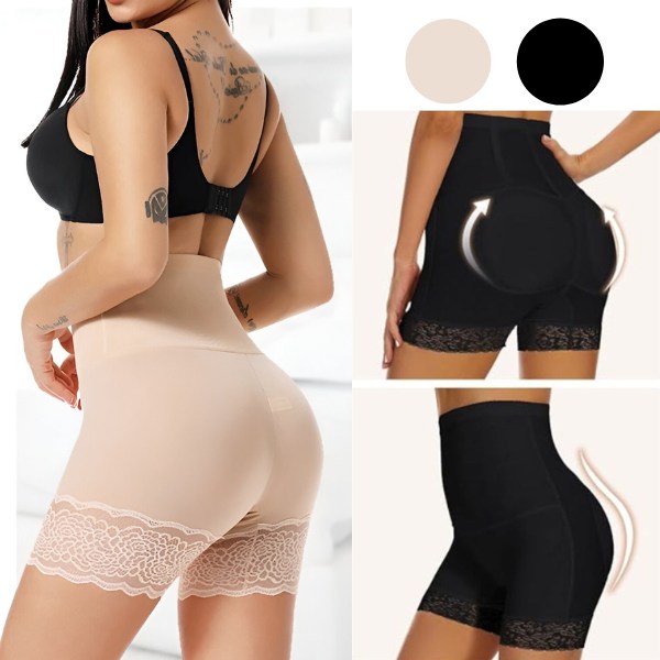High-Waist Shaping-Höschen - 2er Set (Schwarz + Beige) | LACYFIT