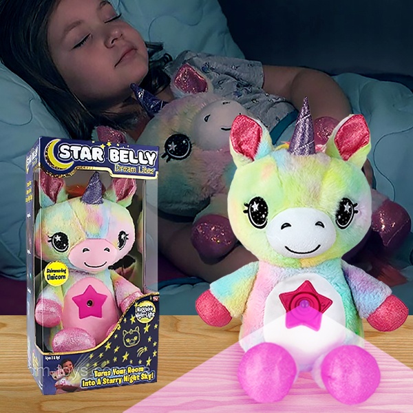 Plüsch-Einhorn mit Sternenhimmel-Projektion | STARBEAR