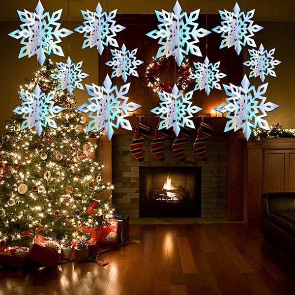 3D holografische Schneeflocken (6 Stück) | HOLOFLAKE