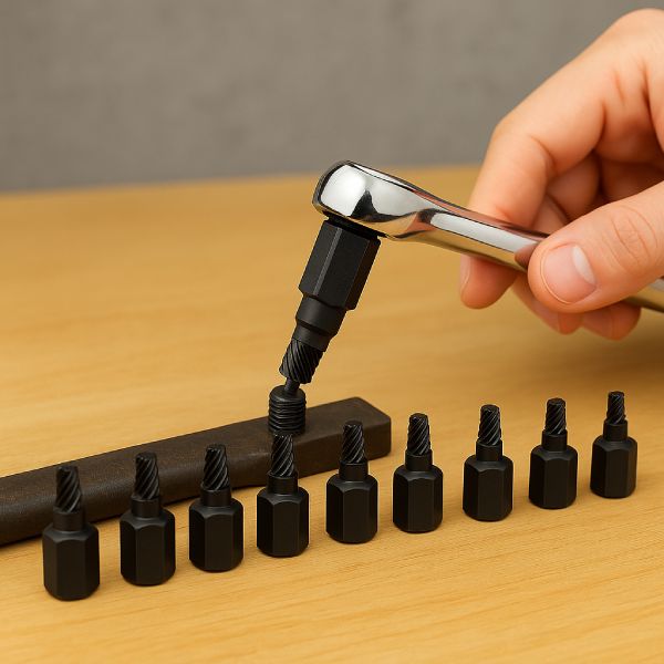 10-teiliges Schraubenausdreher-Set für beschädigte Schrauben | SCREWX